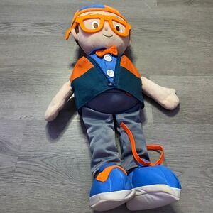 Blippi Dress Up Plush Toddler 20 Inch Blue Orange Interactive Educational Toy